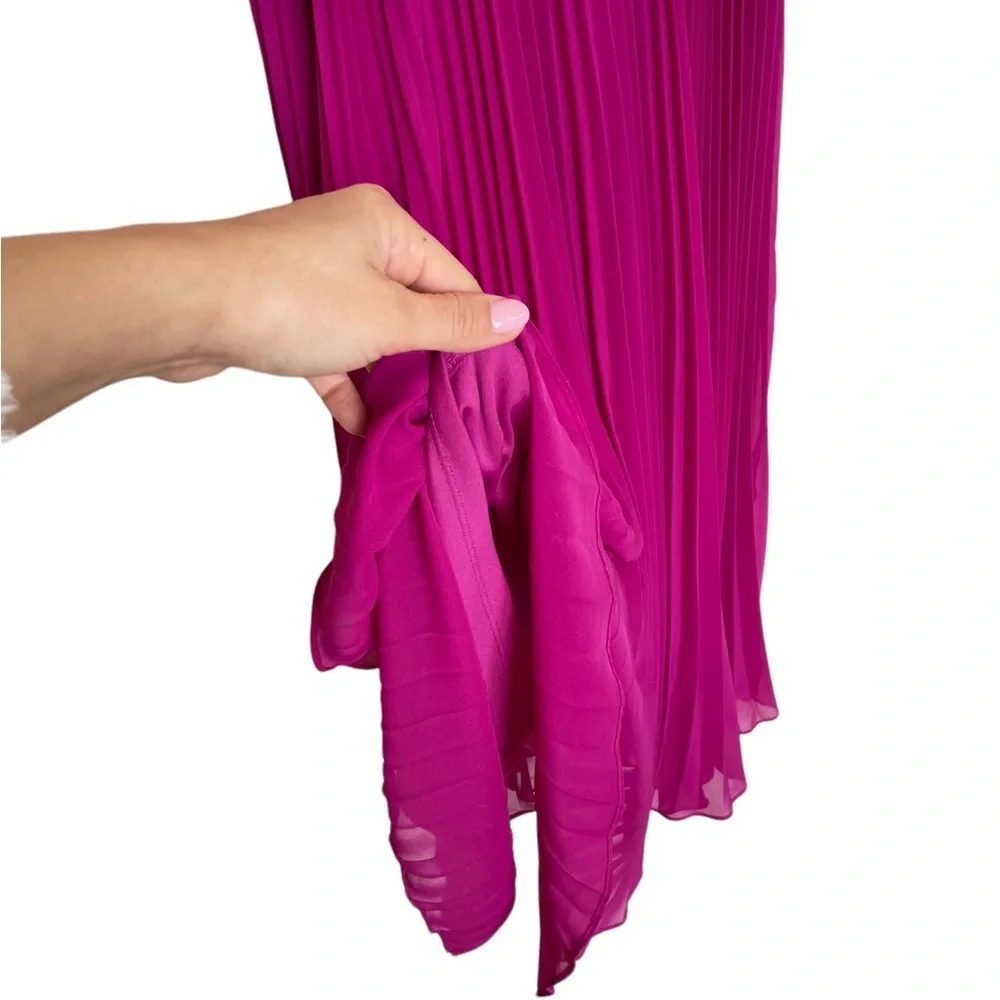 JULIA JORDAN TIERED RUFFLED MIDI DRESS
